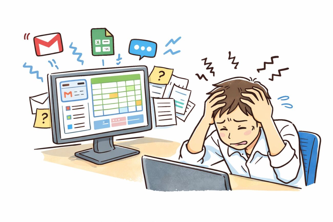 情報管理が大変！