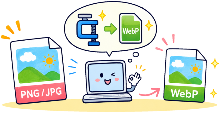 画像をぺたんこに圧縮